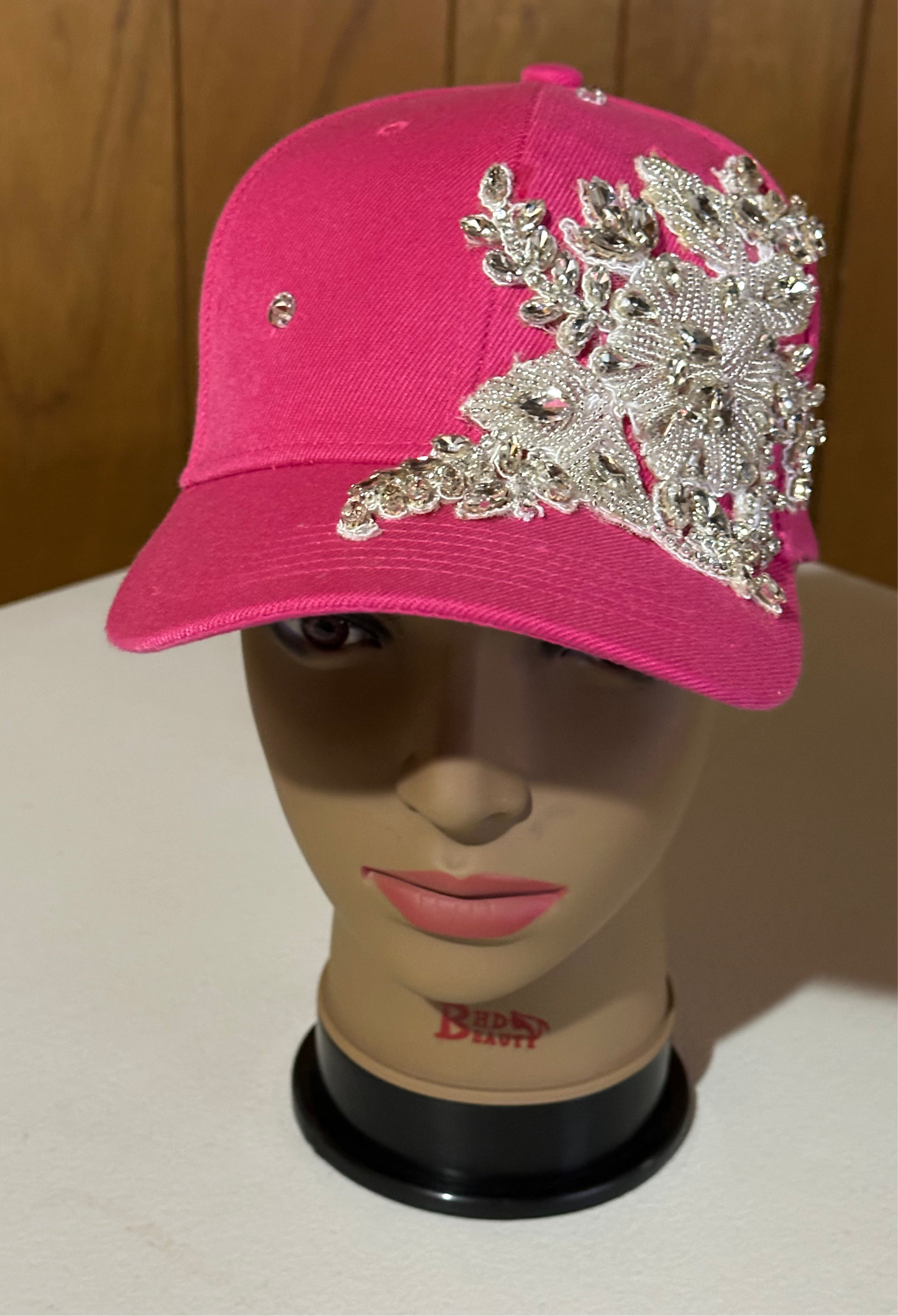 Hot Pink Brocade Hat