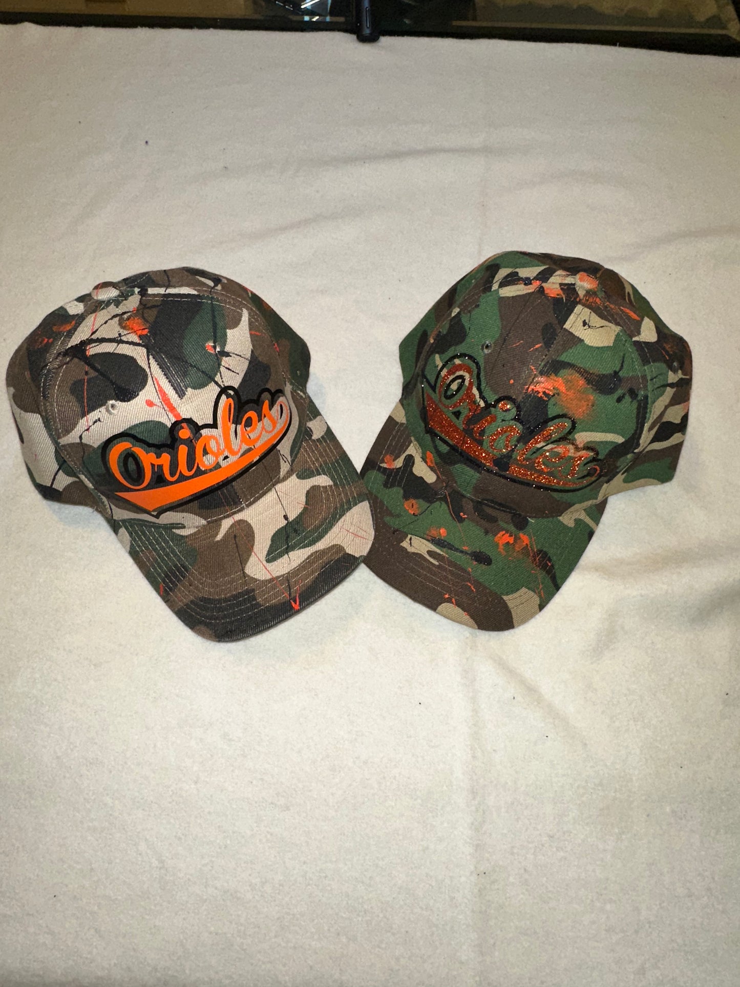 Baltimore Orioles Paint Splattered Hat