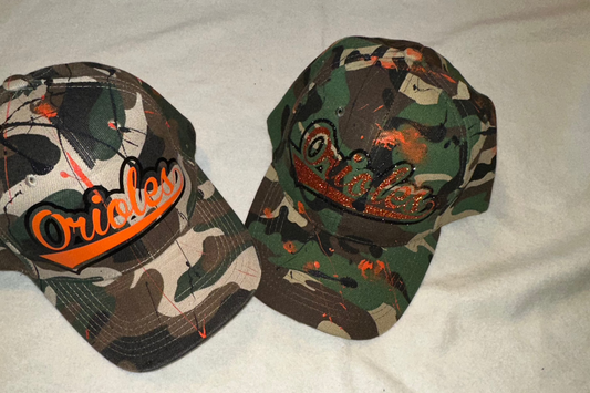 Baltimore Orioles Paint Splattered Hat