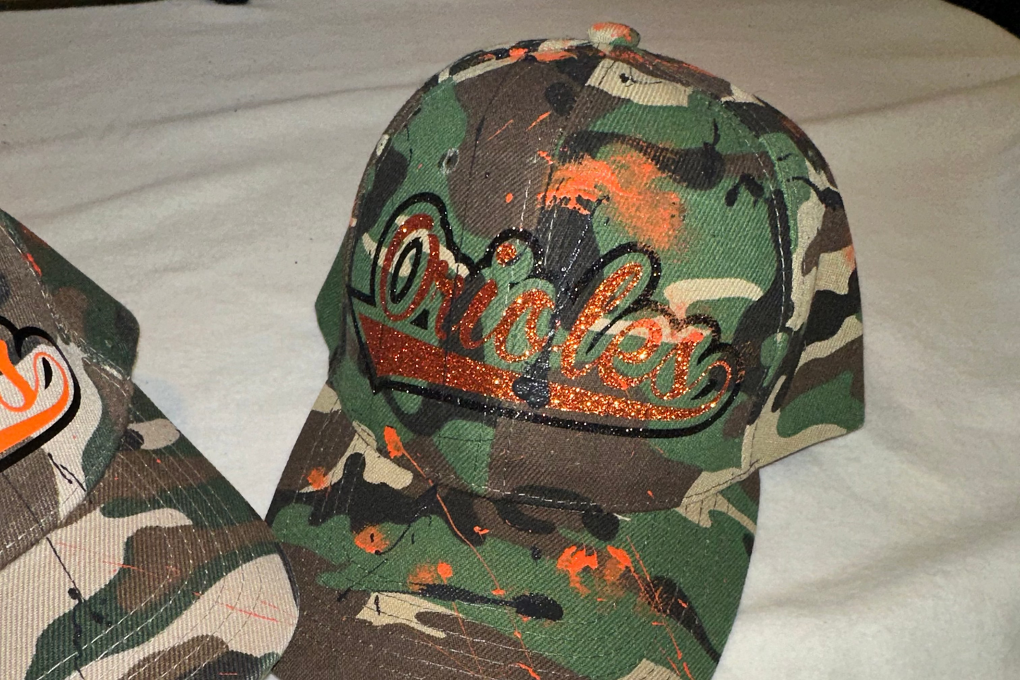 Baltimore Orioles Paint Splattered Hat