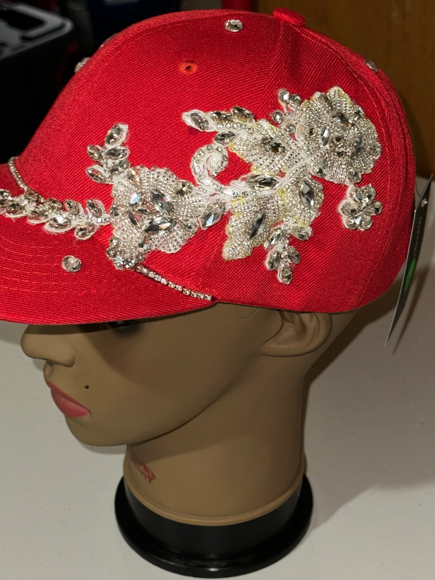 Red Brocade Hat
