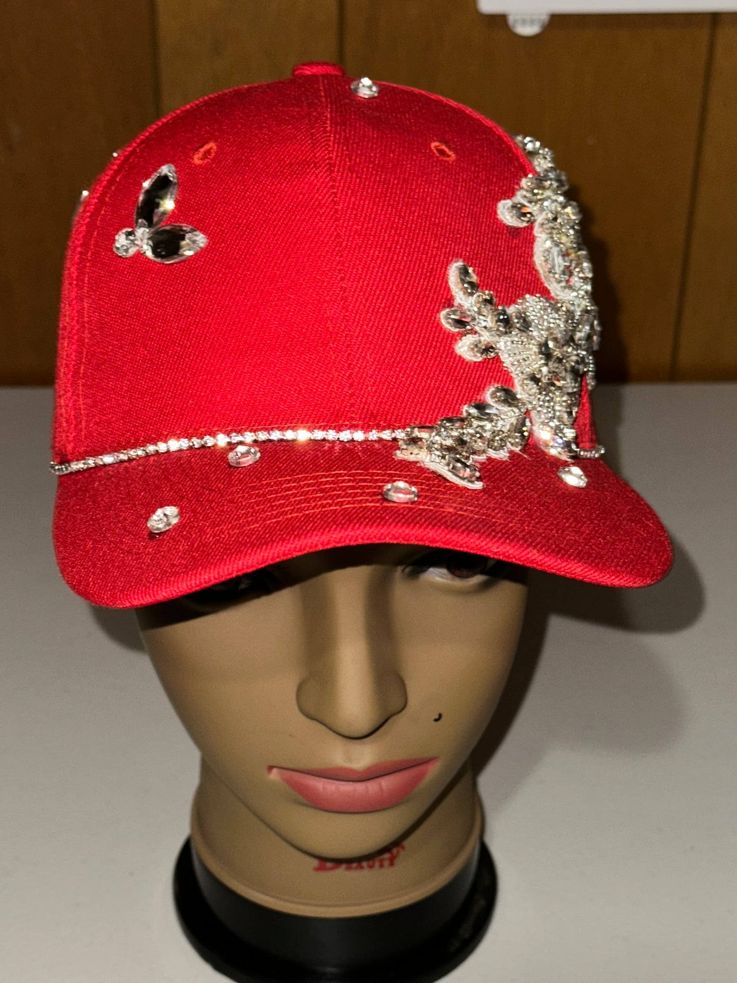 Red Brocade Hat