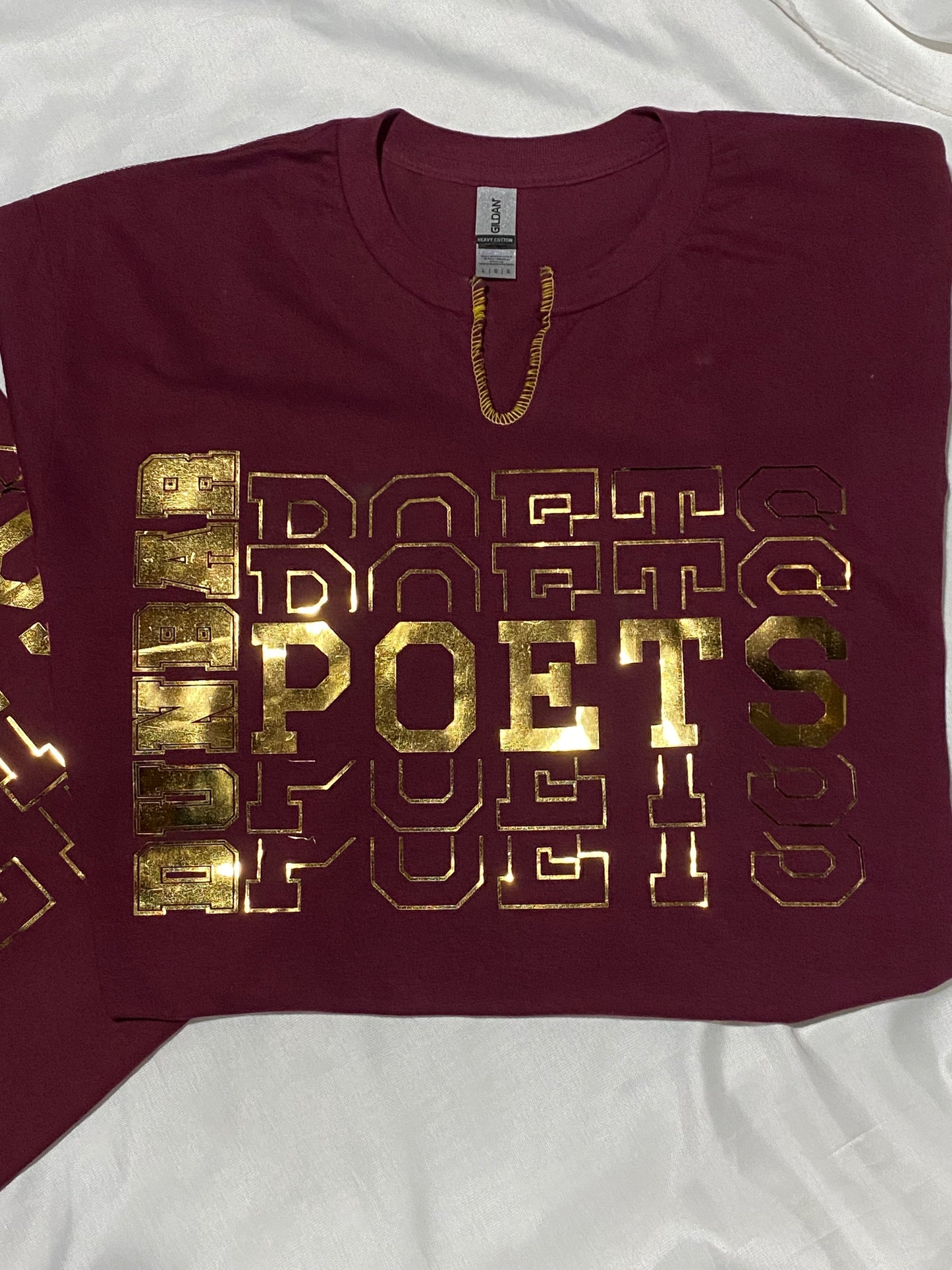 Dunbar Poets Tee (gold metal)